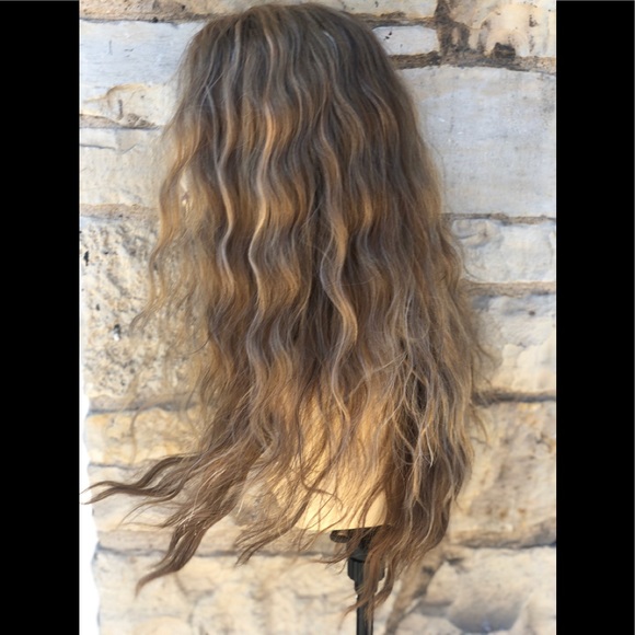 Blonde Mix Loose waves Soft Lacefront Wigs main image 7